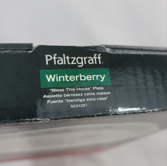 Pfaltzgraff Winterberry Bless This House Plate 5034281 - Picture 15 of 16